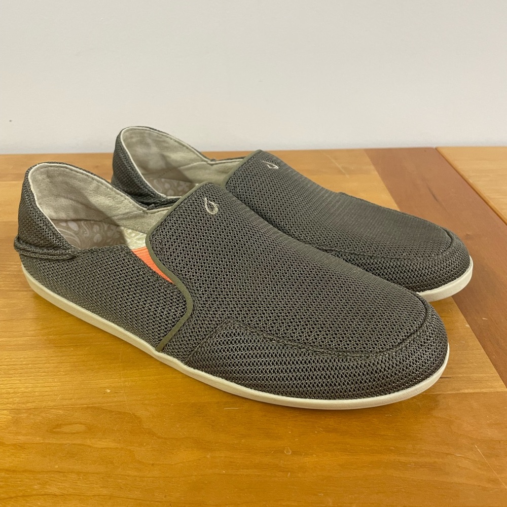 Olukai Waialua woman’s mesh flat  slip ons 9.5